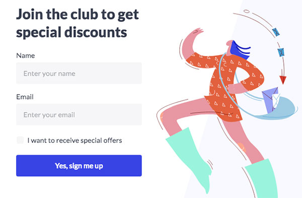 email capture form