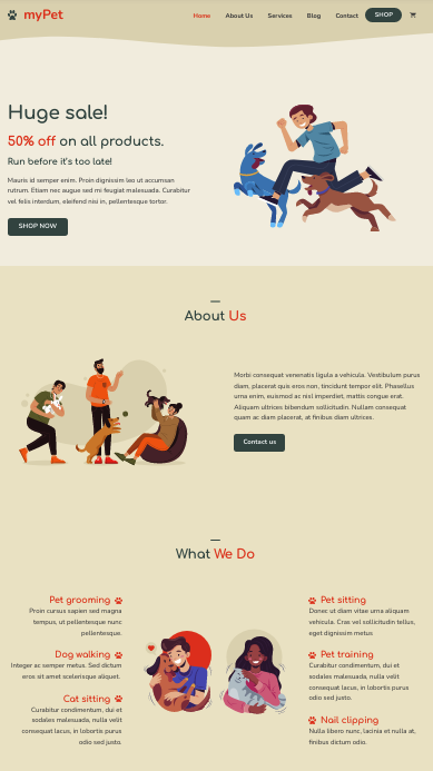 web design development ex5